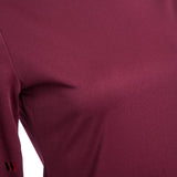 Simple Long Sleeve Skinny Midi Dress