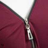 Simple Long Sleeve Skinny Midi Dress