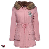 Trendy Hooded Long Sleeve Zipper Woolen Women Coat