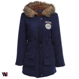 Trendy Hooded Long Sleeve Zipper Woolen Women Coat