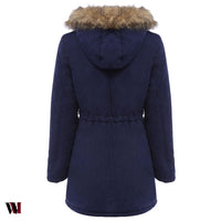 Trendy Hooded Long Sleeve Zipper Woolen Women Coat