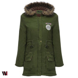 Trendy Hooded Long Sleeve Zipper Woolen Women Coat