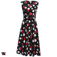 Vintage Style Round Collar Dress