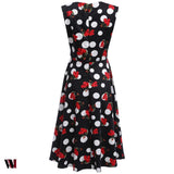 Vintage Style Round Collar Dress