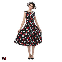 Vintage Style Round Collar Dress