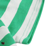 Striped Bowknot Printed Flare Dress