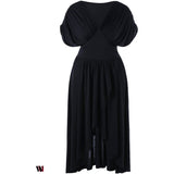 Plus Size Empire Wasit High Low Prom Dress