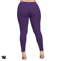 Plus Size Appliqued Jersey Leggings