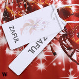 Plus Size Lace Panel Father Christmas Midi Party Dress