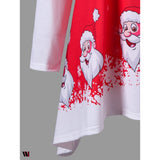 Christmas Plus Size Santa Claus Tunic T-shirt