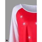 Christmas Plus Size Santa Claus Tunic T-shirt