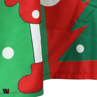 Christmas Snowman Tree Polka Dot Print Skirt