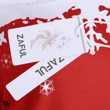 Plus Size One Shoulder Christmas Snowflake Sweatshirt