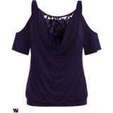 Plus Size Cowl Neck Blouson T-shirt