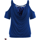 Plus Size Cowl Neck Blouson T-shirt