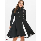 Plus Size Halloween Fit and Flare Dress