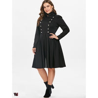 Plus Size Halloween Fit and Flare Dress