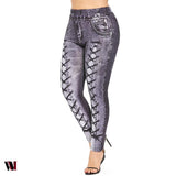 Plus Size 3D Printed Leggings