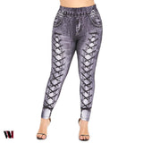 Plus Size 3D Printed Leggings